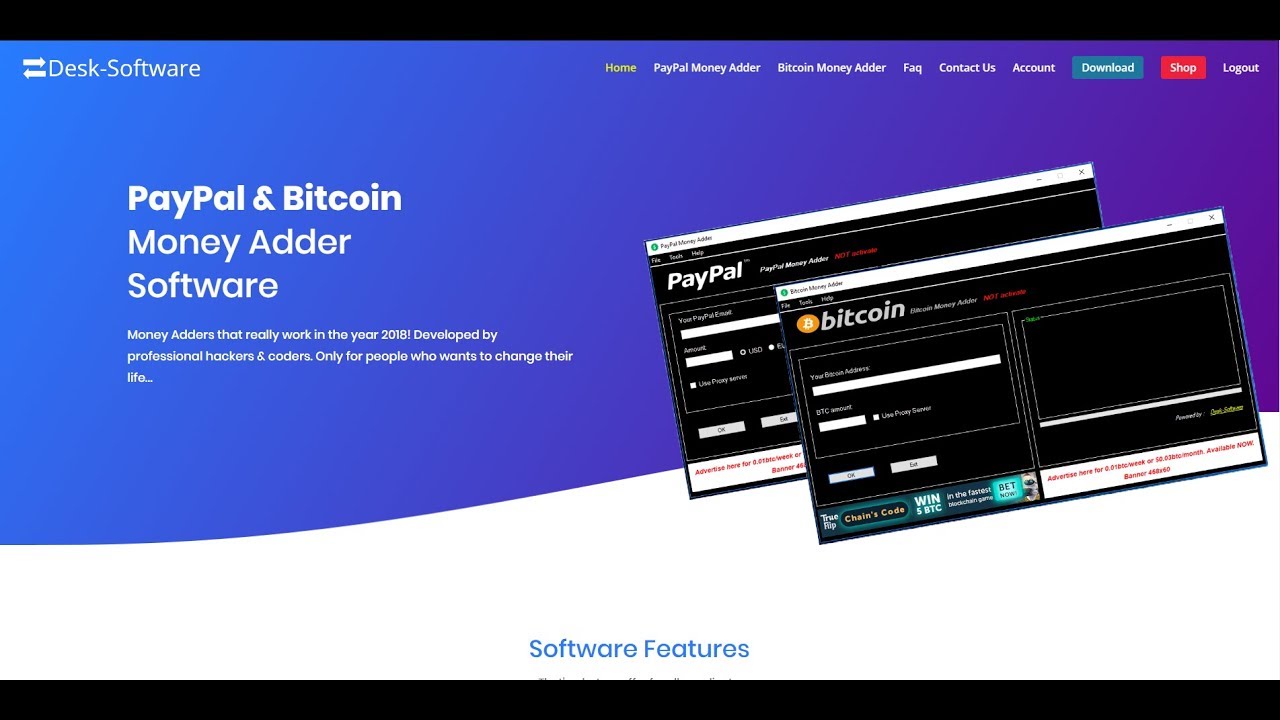 bitcoin money adder 4.0 activation code